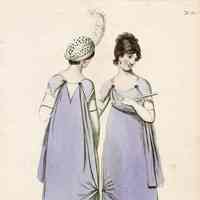 2 Ladies, 2 Views of Purple Dress