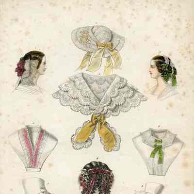 Undersleeves, Head Dress, Pelerine, Hat