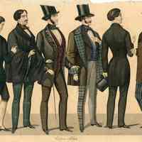 6 Men, One Liveries and Another with Plaid Lined Coat