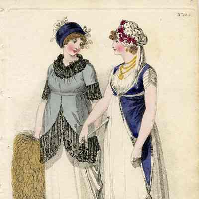London Walking Dress and an Evening Dress