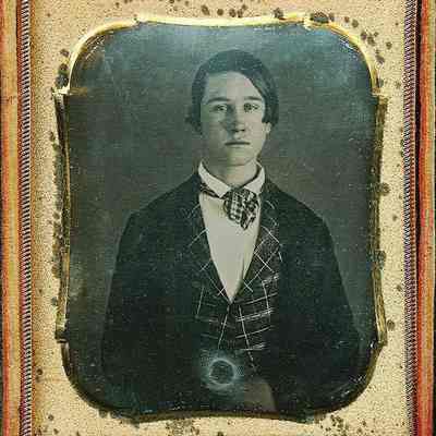 Boy with Plaid Cravat & Waistcoat