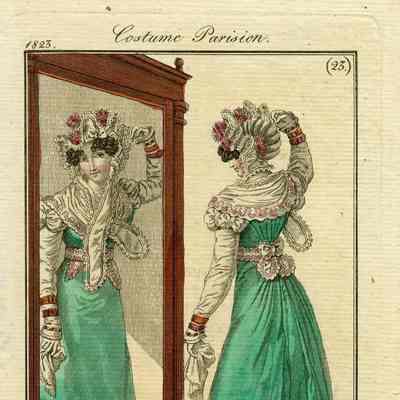 Green Dress with Frills