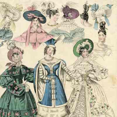 Newest Fashions for January 1832