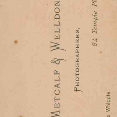 Photographer Stamp (Back)