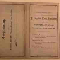 Livingston Park Seminary Anniversary Week Program, June 13, 1865 - Image 2