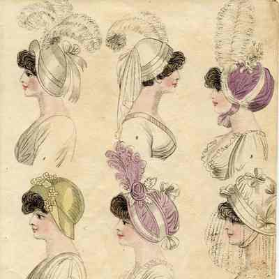 Heads with Various Plumed Head Dresses