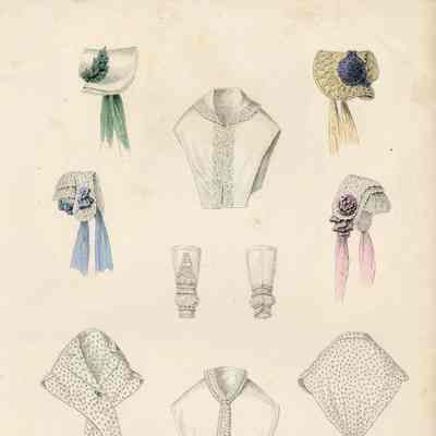 Lingerie Articles, Notably Spotted Pelerine