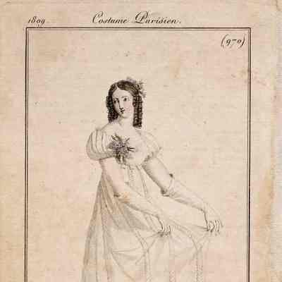 Dancing Lady with Sheer Overskirt