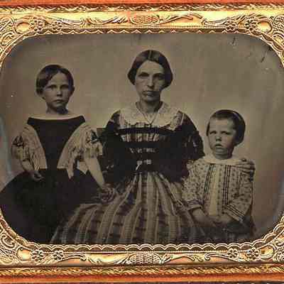 Mother and Two Children