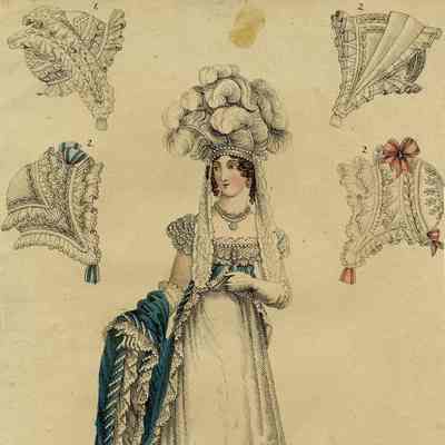 Court Dress, 4 Lingerie Caps