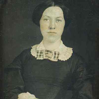 Young Woman with Big Bow Tie