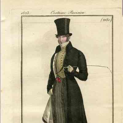Man in Black Frock Coat, Pants with CF Fly