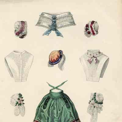 Silk Apron and Other Items
