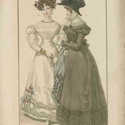 2 Ladies, Black and White
