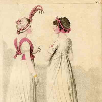 Ladies with Pink, London Full Dresses