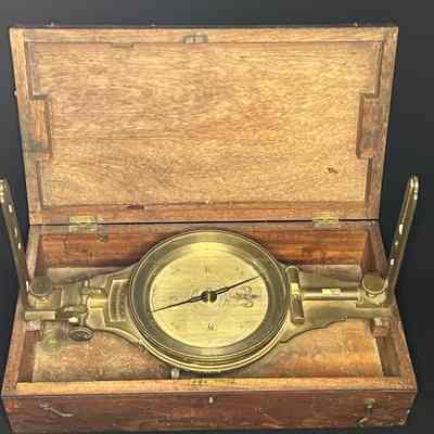 Surveyor's Compass with Case