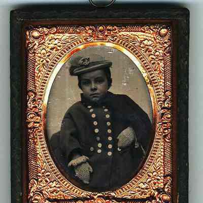 Child in Coat and Mittens