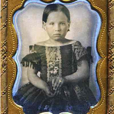 Girl in Elaborate Pattern
