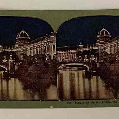 Palace of Varied Industries at Night
