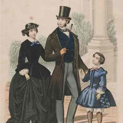 Family, Lady in Riding Habit