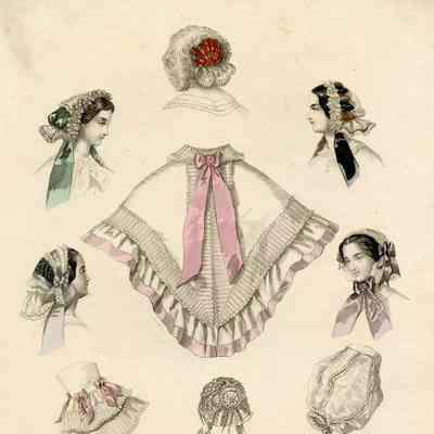 White Capelet, Sleeves, Caps
