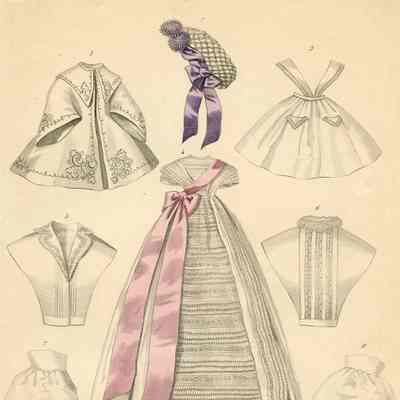 Infant Gown, Pinafore, Cap, Coat, Etc.