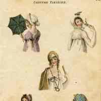 5 Torsos Displaying Headwear and Bodices