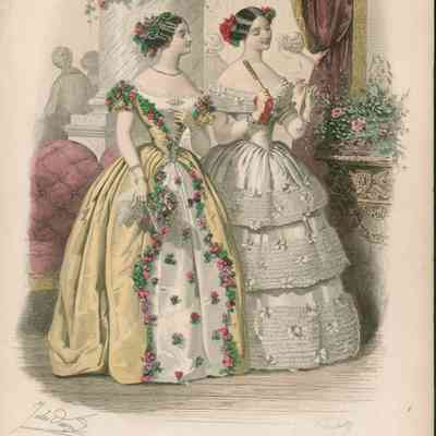 2 Ladies in Elegant Ballroom