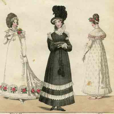 3 Ladies, Full Dress, Half Mourning and Evening Dress