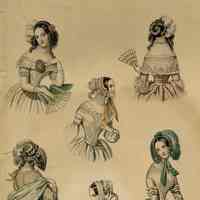 6 Torsos, Bottom One Blue with a Rose