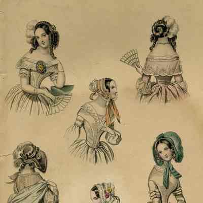 6 Torsos, Bottom One Blue with a Rose