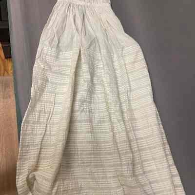 Gown, Long & Petticoat
