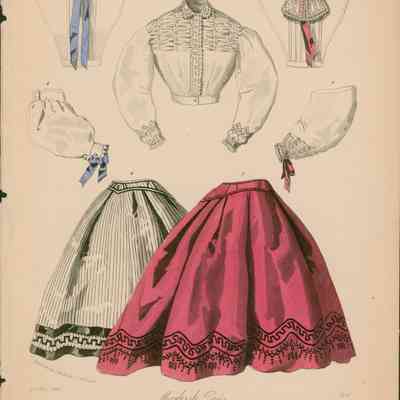 2 Skirts, A Shirt, 2 Chemisettes and Sleeves