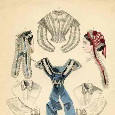 White Bodice, Blue Ribboned Bodice, Etc.