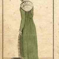 Apple Green Coat and Large Hood - Image 2