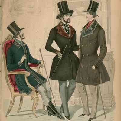3 Men with Canes, In Warm Coats