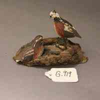 Miniature Bobwhite Quail carving - Image 2
