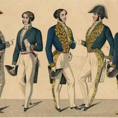 5 Men in Military Uniforms