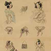 4 Torsos Including a Corset, 5 Accessories