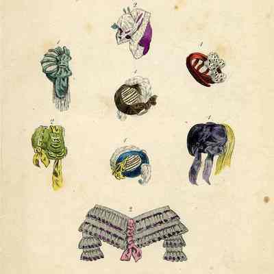 Bertha and 6 Headdresses