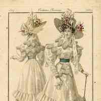 2 Ladies, Frotn and Back of White Dress