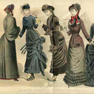 Watching the Skaters - Ladies on Skates