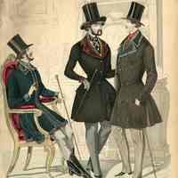 3 Men with Canes, In Warm Coats