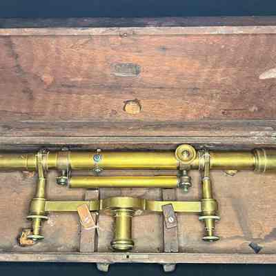 Surveyor's Level with Case and Tripod