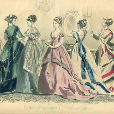 Ladies Primping in a Parlor