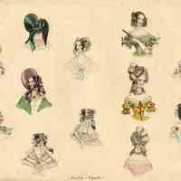 12 Heads Including Front and Back 18th Century Style