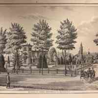 Lithograph of Rochester Houses - Image 2