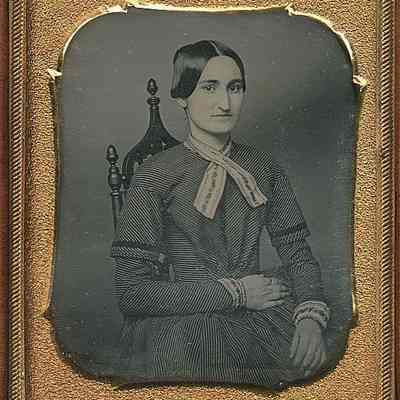 Young Lady in Gothic Chair