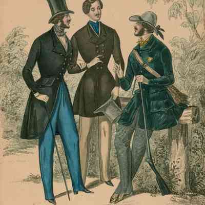 3 Men in a Wooded Setting