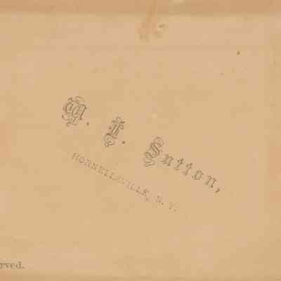 Photographer Stamp (Back)
